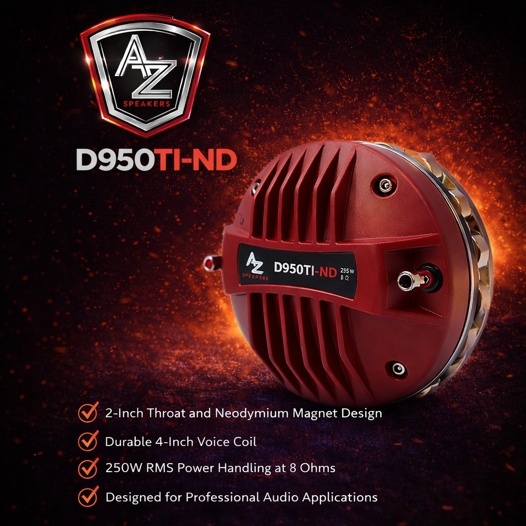 AZ SPEAKERS D950TI-ND | AZ ELECTRONICS LLC